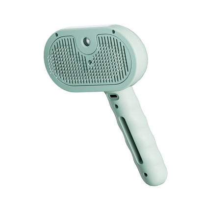 Upgraded Pet Electric Grooming Comb, Steam Hair Removal & Cleaning Set, Styling Accessories for Dogs & Cats