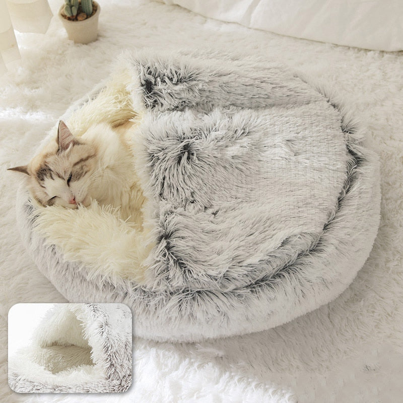 CozyCave 2-in-1 Pet Bed