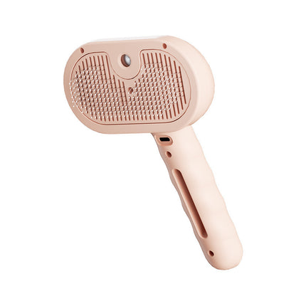 Upgraded Pet Electric Grooming Comb, Steam Hair Removal & Cleaning Set, Styling Accessories for Dogs & Cats
